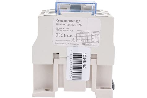 Малогабаритный контактор EKF КМЭ, 12А, 24В, 1NC, PROxima ctr-s-12-24-nc ...
