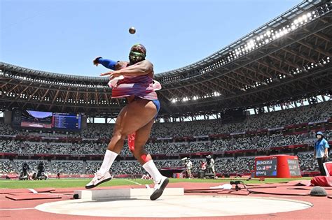 Medalist Raven Saunders Raises Hands In X In Olympic Protest