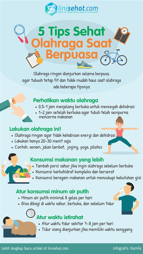 5 Tips Sehat Berolahraga Saat Puasa Linisehat