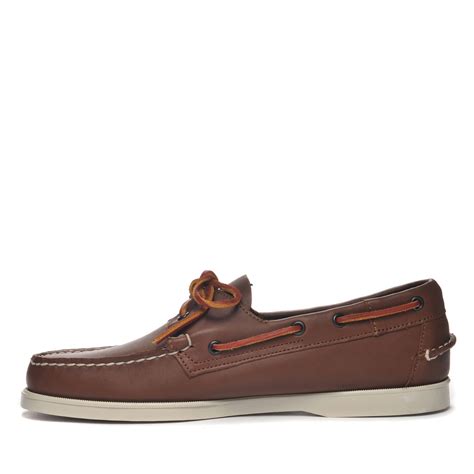 Mens Dockside Portland Leather Boat Shoe Brown Mens Sebago® Shoes