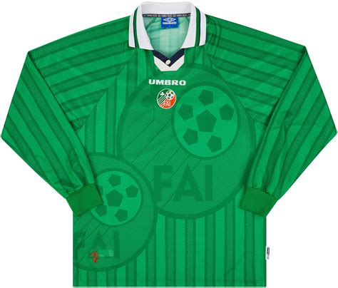 Ireland Umbro Player Issue Home Shirt Football Shirt Culture