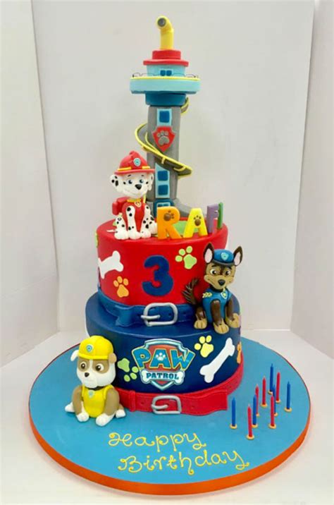 Torte Di Paw Patrol In Pasta Di Zucchero Pdz Pianetabambini It