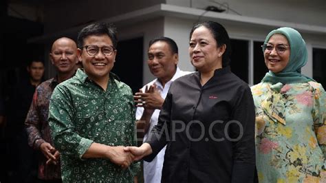 Bertemu Muhaimin Iskandar Puan Maharani Sebut Tidak Ada Pembicaraan