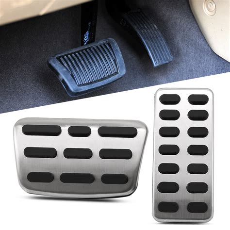 Car Styling Stainless Steel Car Mt At Pedal Cover Pad For Kia K2 Rio