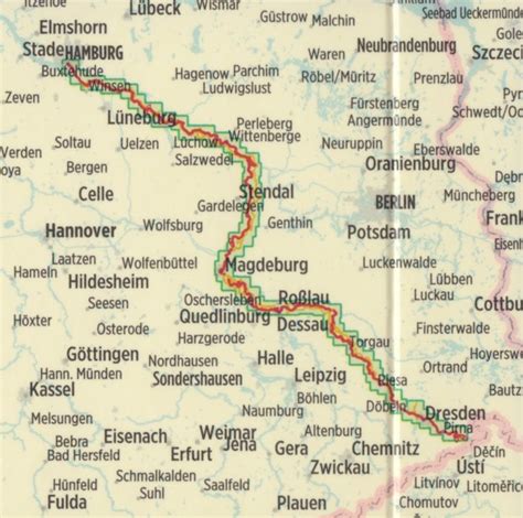 Elbe Radweg Stromaufw Rts Von Hamburg Nach Bad Schandau