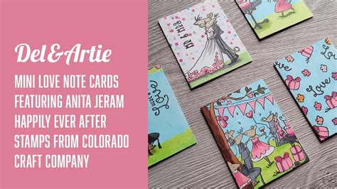 Mini Love Note Cards Featuring Anita Jeram Happily Ever After Stamps