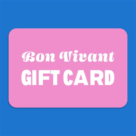 Bon Vivant T Card Bon Vivant Cakes