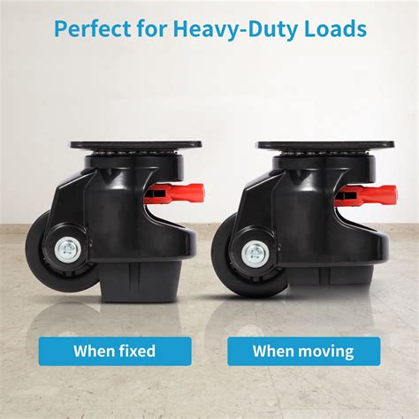 Snapklik Nefish Leveling Casters Set Of Heavy Duty F