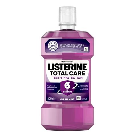 LISTERINE Total Care 6u1 Tečnost za Ispiranje Usta BEZ Alkohola eApoteka