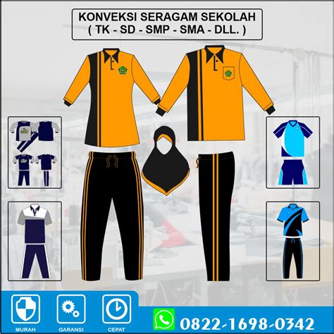 Jual Produsen Kaos Olahraga Anak Sekolah Smp Sma Custom Stelan Baju