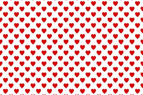 Seamless Red Heart Pattern Graphic By Davidzydd Creative Fabrica