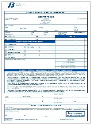 Form Boat Rental Agreement Jb Forms