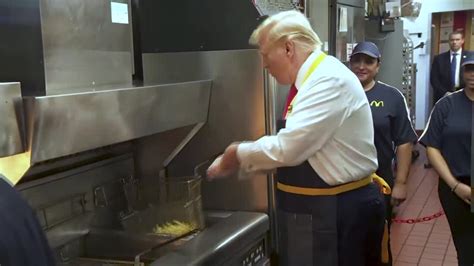 Trump Makes Fries Works Drive Thru Window At Mcdonalds