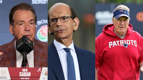 Sec S Paul Finebaum Predicts Bill Belichick Like Decline For Nick Saban