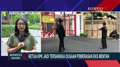 Ketua Kpk Jadi Tersangka Dugaan Pemerasan Eks Mentan Kapan Polda Metro