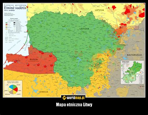 Mapa Etniczna Litwy Worldmap Pl