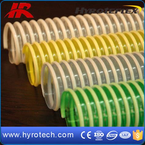 High Quality Pvc Suction Hose Ribbed Hose China Pvc Helix Hose And