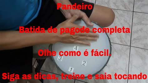 Como Tocar Pandeiro Aula De Pandeiro 24 Pagode YouTube