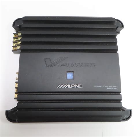 Alpine MRP F300 V Power Series 300W RMS 4 Channel Car Audio Amplifier