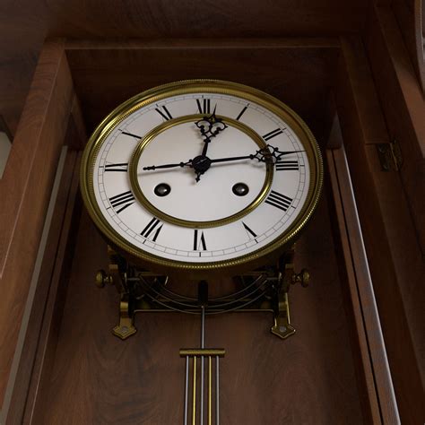 Antique Pendulum Wall Clock 3D model | CGTrader