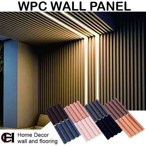 Jual WPC PVC Wall Panel Modern Wood 2 95m X 16cm Kisi Kisi Hiasan