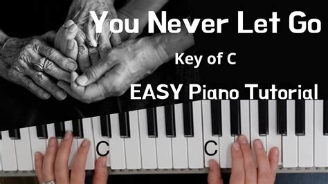 You Never Let Go Beth Redman Matt Redman Key Of C EASY Piano Tutorial