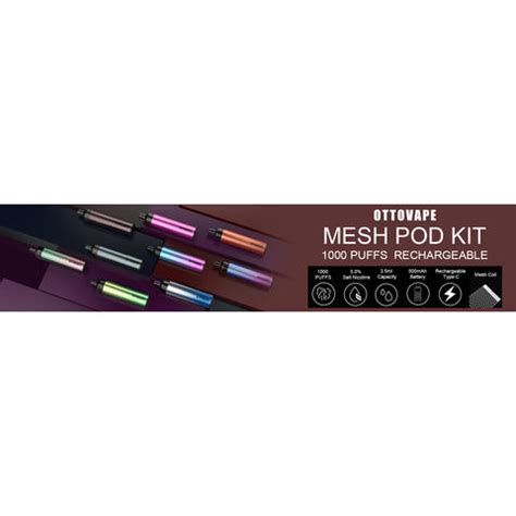 China New Nesign Mesh Coil Mesh Pod Kit Puffs Salt Nicotine