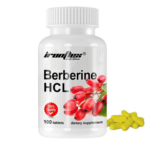 Ironflex Berberine Hcl 100 Tab Berberyna Redukcja 12589873443 Allegro Pl