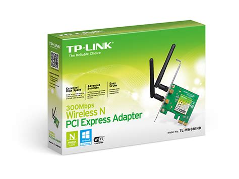 Tl Wn881nd 300mbps Wireless N Pci Express Adapter Tp Link