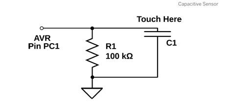 Avr Pin Change Interrupt Capacitive Touch Sensor Electrical