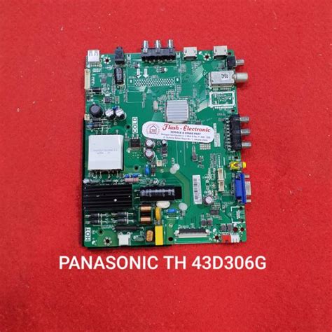 Jual MESIN TV LED MOTHERBOARD MB MAINBOARD PANASONIC TH 43D306G