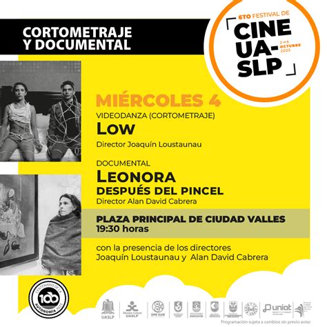 Con Talleres Y Exhibici N De Pel Culas El To Festival De Cine Uaslp