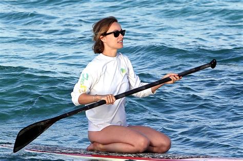 Olivia Wilde In A Blue Bikini On Hawaii CelebMafia