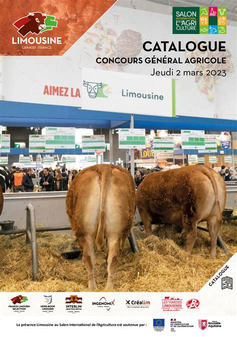 Calaméo Catalogue Concours Général Agricole Limousin 2023