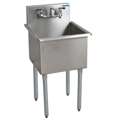 Bk Resources 21 5 In W X 21 In L X Free Standing Stainless Steel One