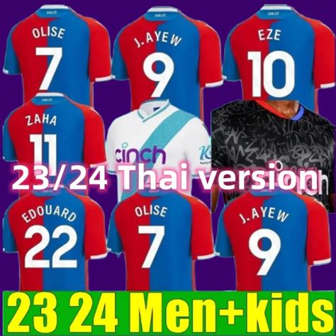 23 24 CRYSTAL OLISE Soccer Jerseys PALACE ZAHA EZE J.AYEW Away Maillots ...