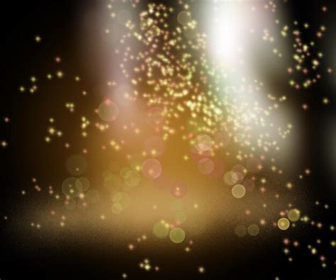 Premium Photo | Gold bokeh lights