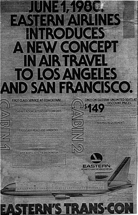 Eastern Airlines Newsday 05 XX 1980 Joe Romeo Flickr