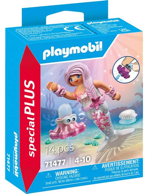 Playmobil Special Plus 71477 pas cher Sirène avec pieuvre