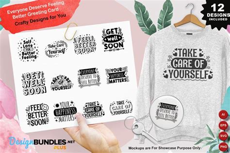 Feel Better Clipart | Design Bundles