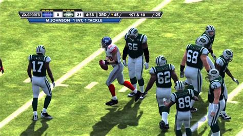 Madden 12 New York Giants Vs New York Jets Youtube