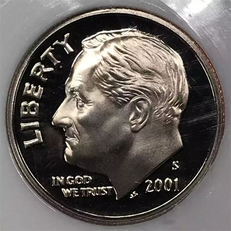 2001-S Roosevelt Dime NGC PF-69 CAMEO - Old Pueblo Coin