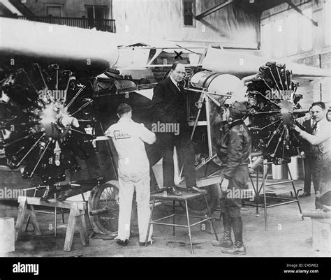 Anthony Fokker in the production hall, 1928 Stock Photo, Royalty Free ...