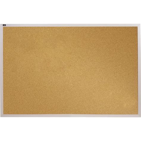 Quartet® Education Cork Bulletin Board 72 X 48 Aluminum Frame With