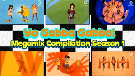 Yo Gabba Gabba Megamix Compilation Season Youtube