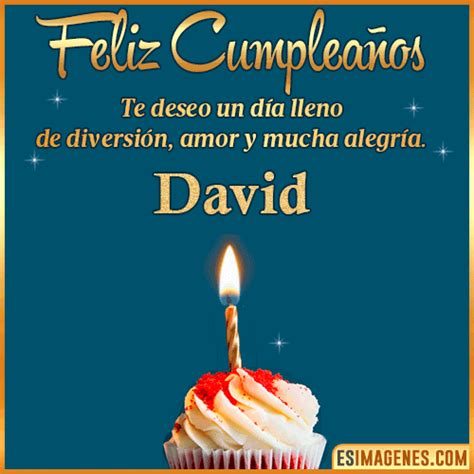 Feliz Cumplea Os David Tarjetas Y