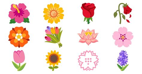 💐 Flowers Emojis 🌹 🪷 🌻 🌷 🌼 💮 🏵️