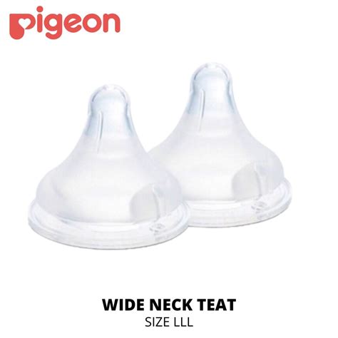 PIGEON SofTouch Peristaltic Plus Wide Neck Nipple SS S M L LL LLL