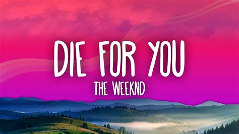 The Weeknd - DIE FOR YOU (Lyrics) Chords - Chordify