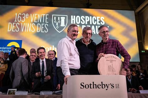 Vente des Hospices de Beaune la pièce vedette vendue 350 000 a été